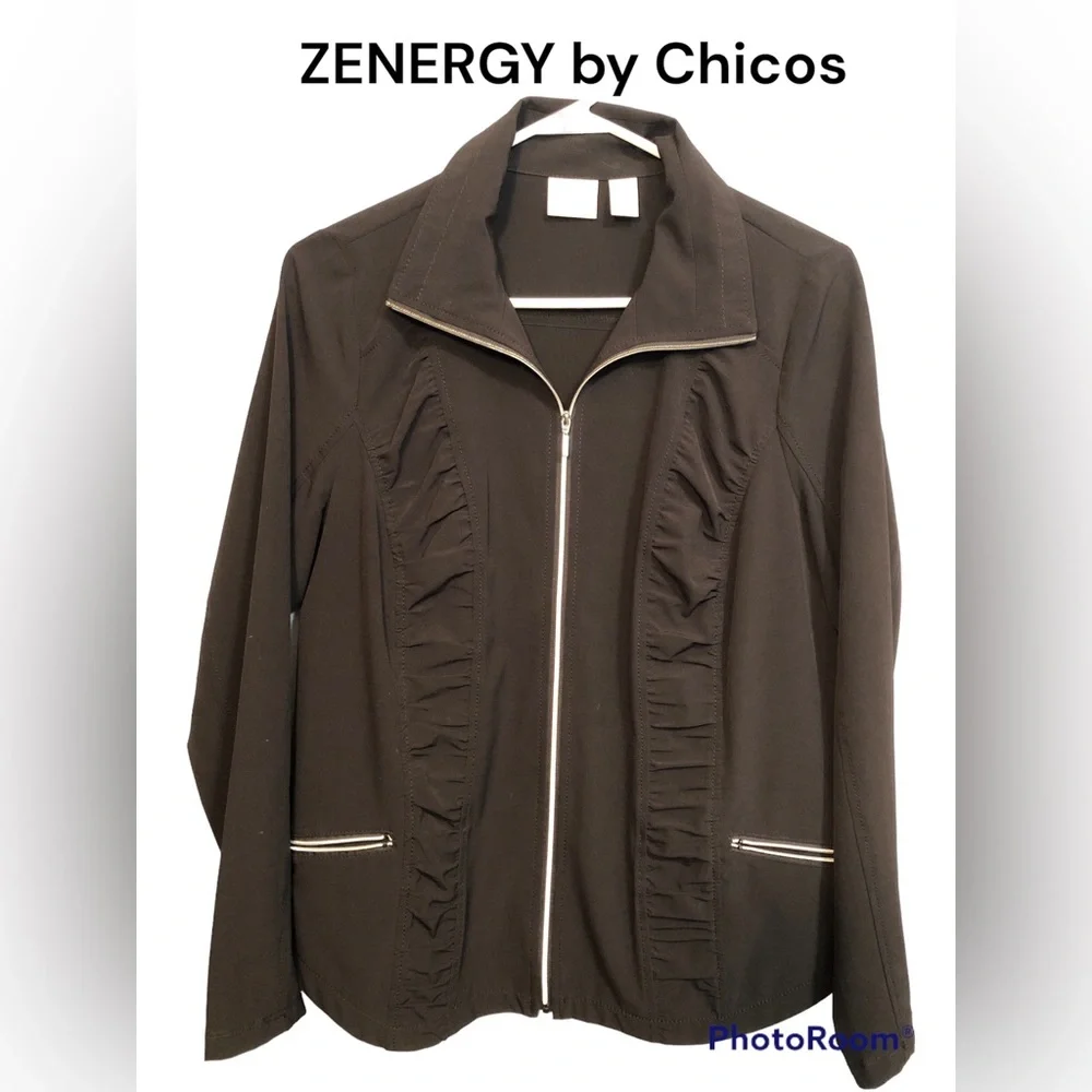 ZENERGY by Chicos windbreaker jacket